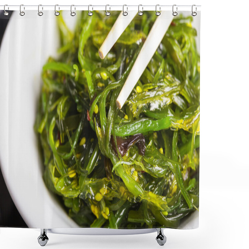 Personality  Seaweed Salad Shower Curtains