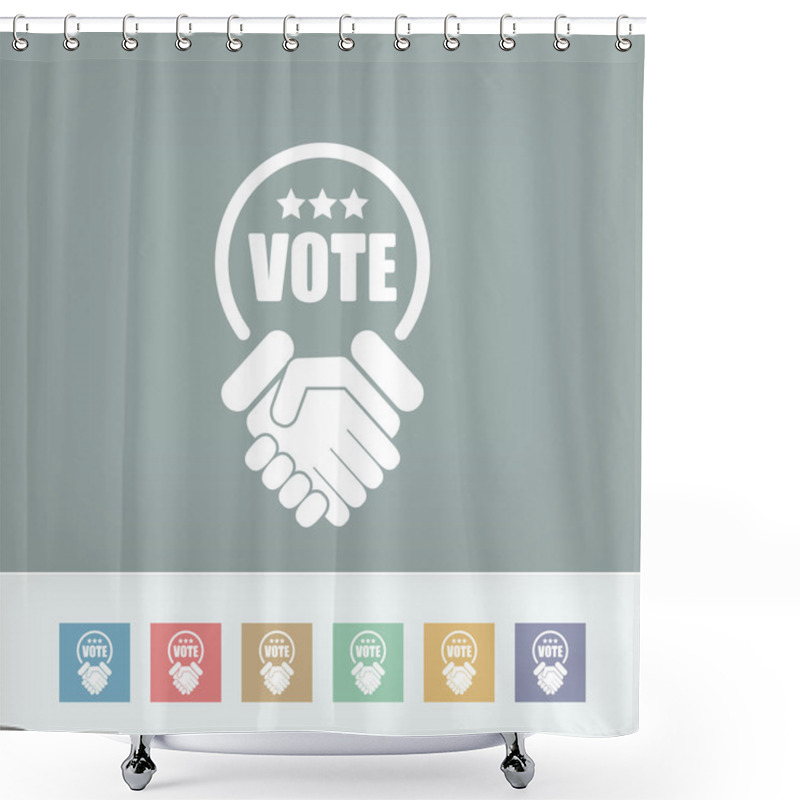 Personality  Agreement For Votes Shower Curtains