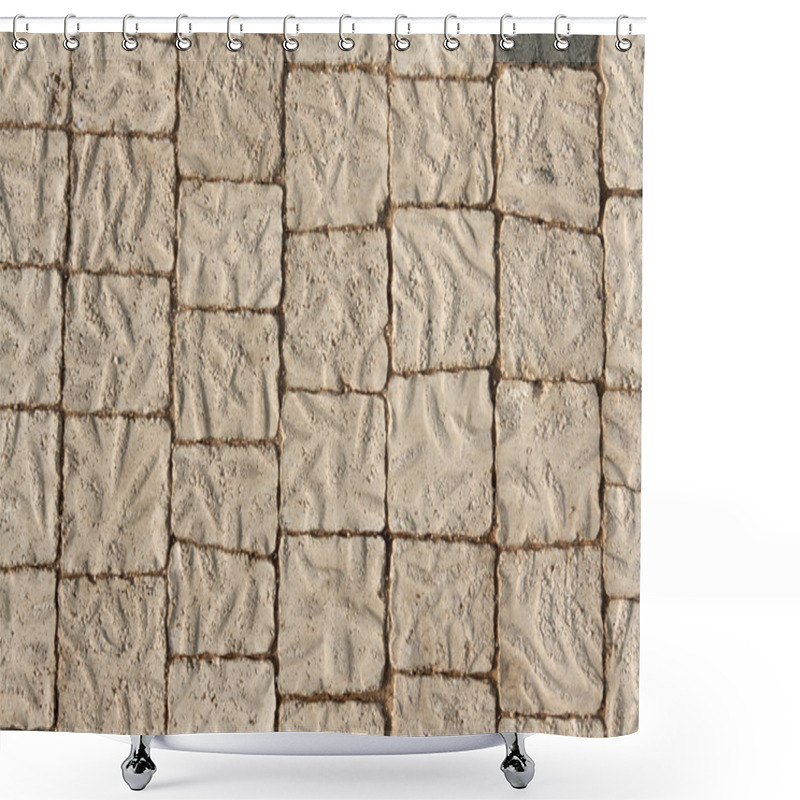 Personality  The Stone Floor Shower Curtains