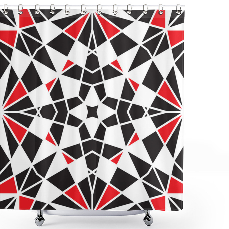 Personality  Mosaic Pattern Shower Curtains