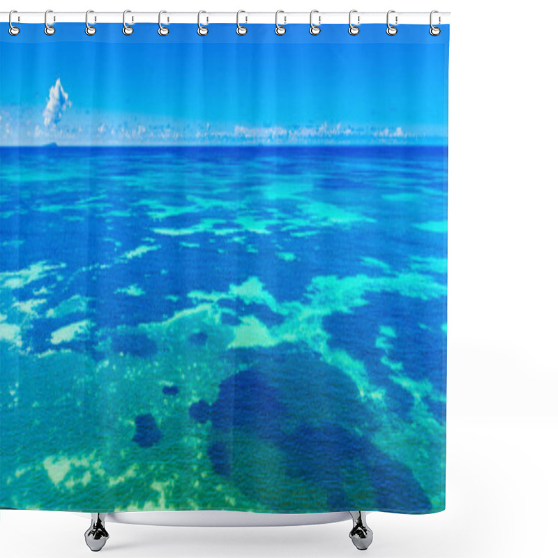 Personality  Tropical Beaches On Paradise Island Shower Curtains