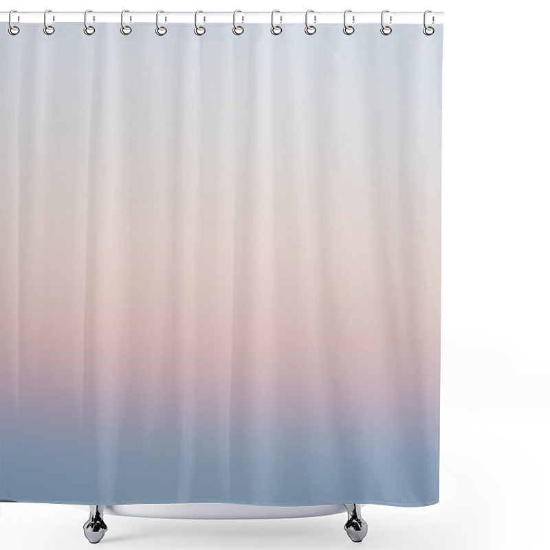 Personality  Soft Focus Sky At Sunset Without Clouds, Abstract Background, Gr Shower Curtains