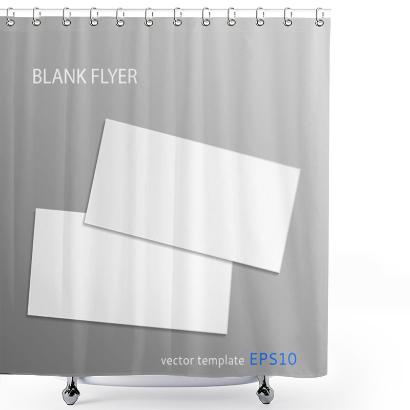 Personality  Blank Flyer Shower Curtains