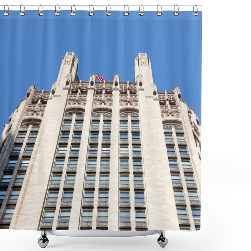 Personality  Top Of Chicago Tribune Tower Shower Curtains