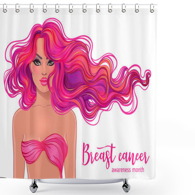 Personality  Breast Cancer Awareness Month  Shower Curtains