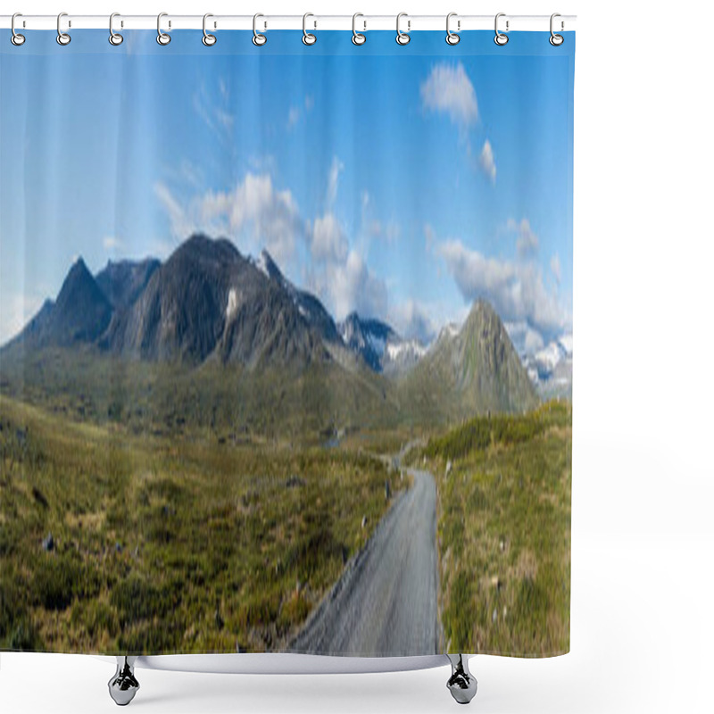 Personality  Mountain Landscape In Jotunheimen National Park, Norway Shower Curtains