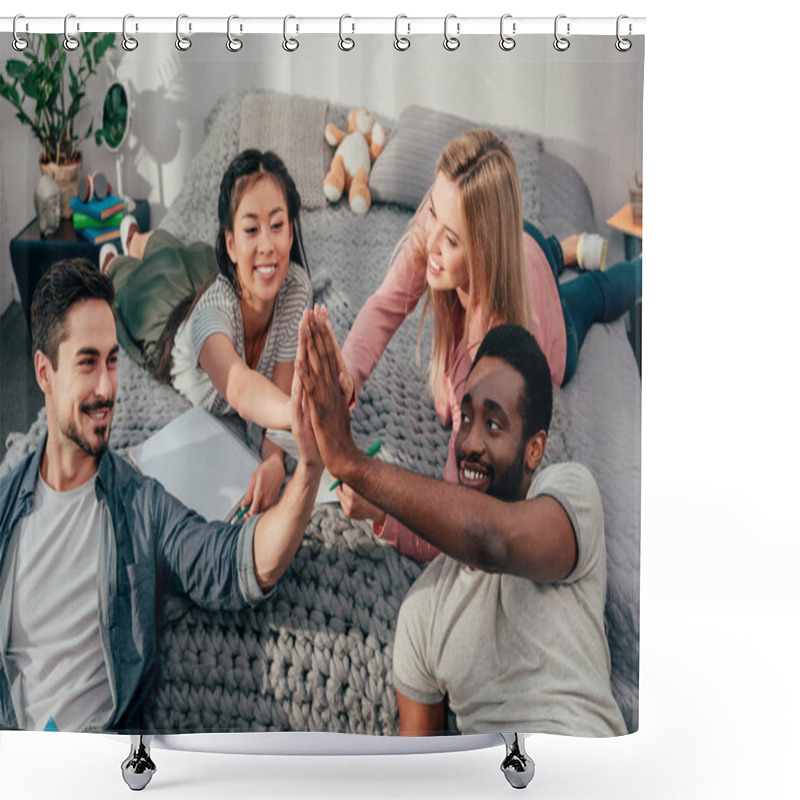 Personality  High Five Shower Curtains