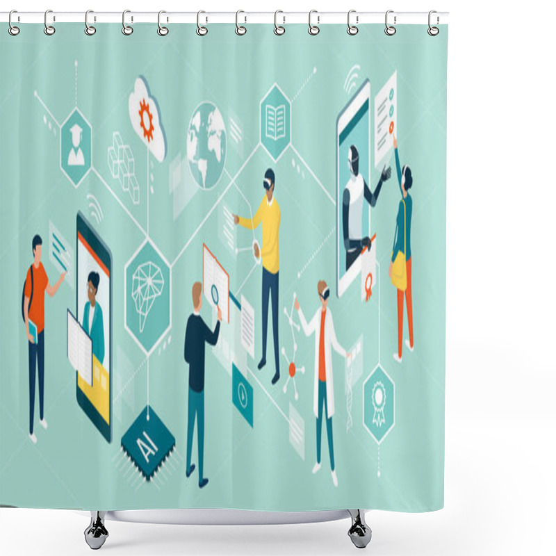 Personality  Innovative Education And Learning Trends Shower Curtains