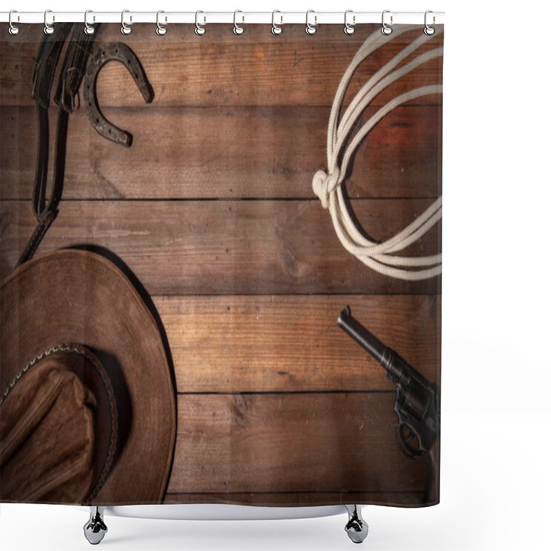 Personality  Dark Cowboy Background Shower Curtains