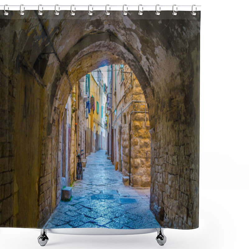 Personality  View Of A Narrow Street In The Italian City Tran Shower Curtains