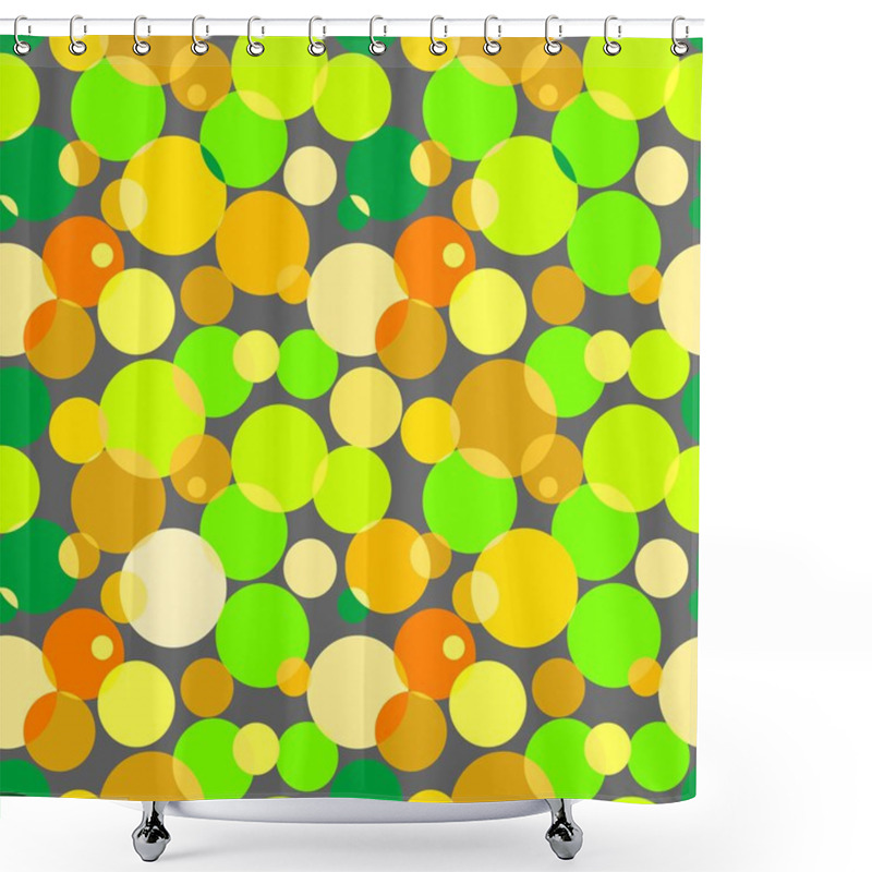 Personality  Circle Repetition Shower Curtains