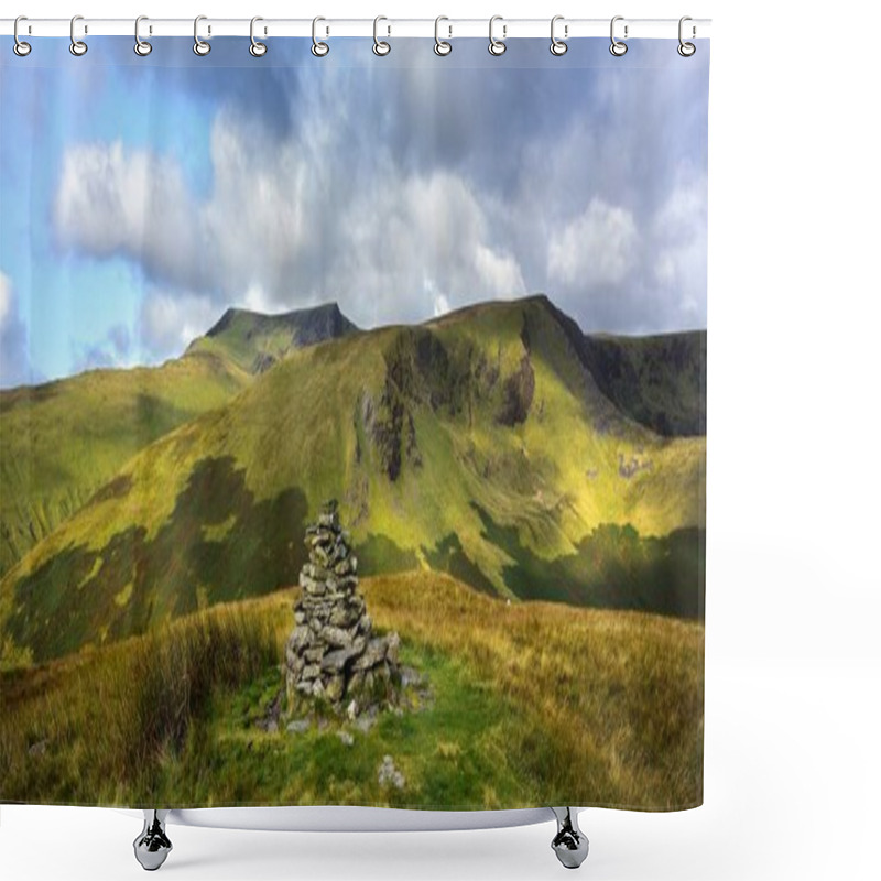 Personality  Blencathra And Bannerdale From Souther Fell Shower Curtains