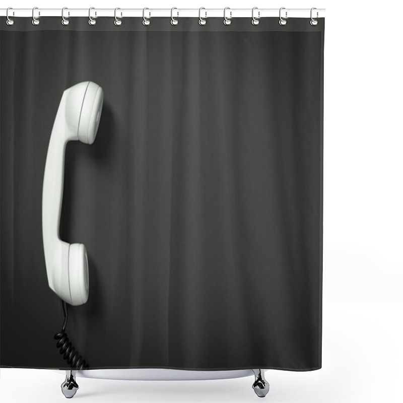 Personality  Old Fashioned Telephone  Shower Curtains