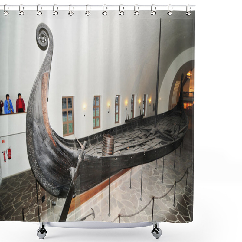 Personality  Viking Ship Shower Curtains