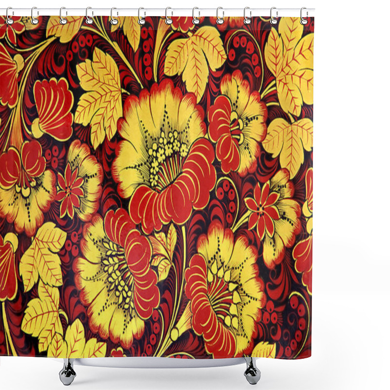 Personality   Floral Ornament Shower Curtains