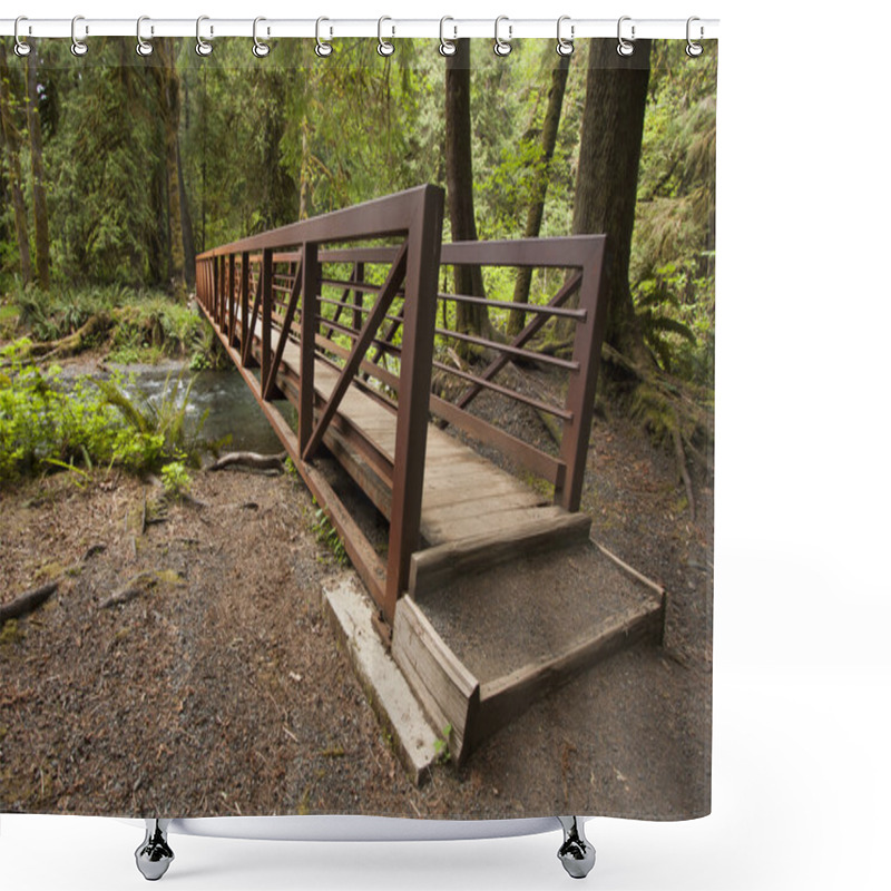 Personality  Nature Bridge Near Marymere Falls, Olympic National Park Shower Curtains