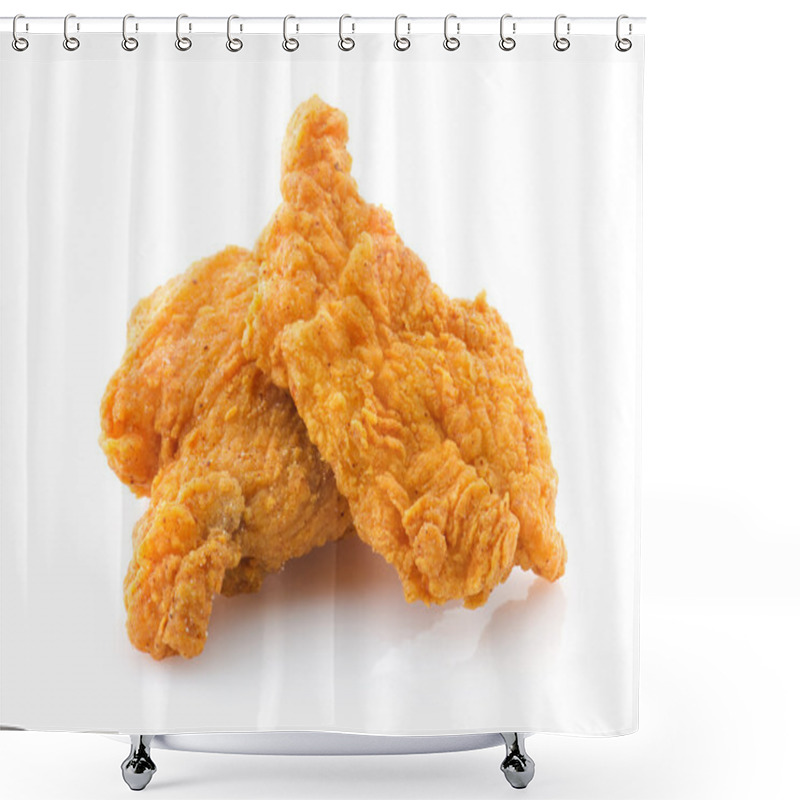 Personality  Fried Chicken Shower Curtains