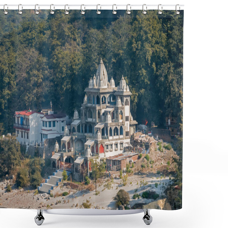 Personality  Rishikesh, Yoga City On Ganges River Shower Curtains