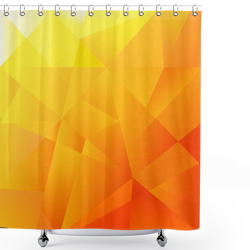 Personality  Abstract Orange Background Shower Curtains