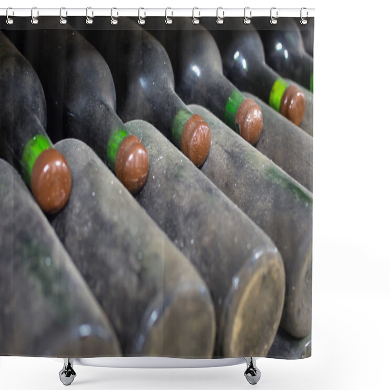 Personality  Some With Old Bottles Of Wine With Ripe Shower Curtains