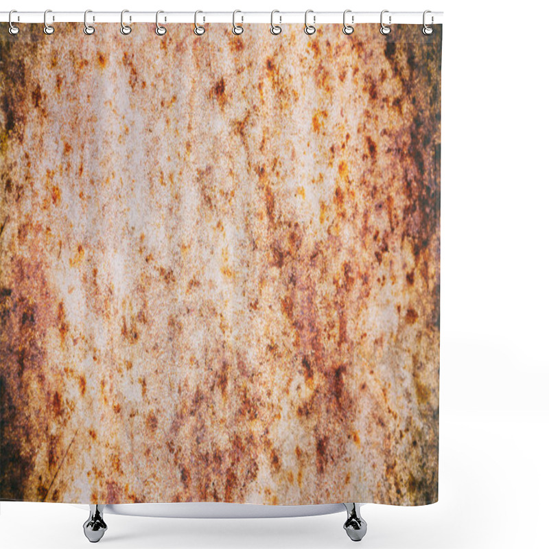 Personality  Old Rusty Background Shower Curtains