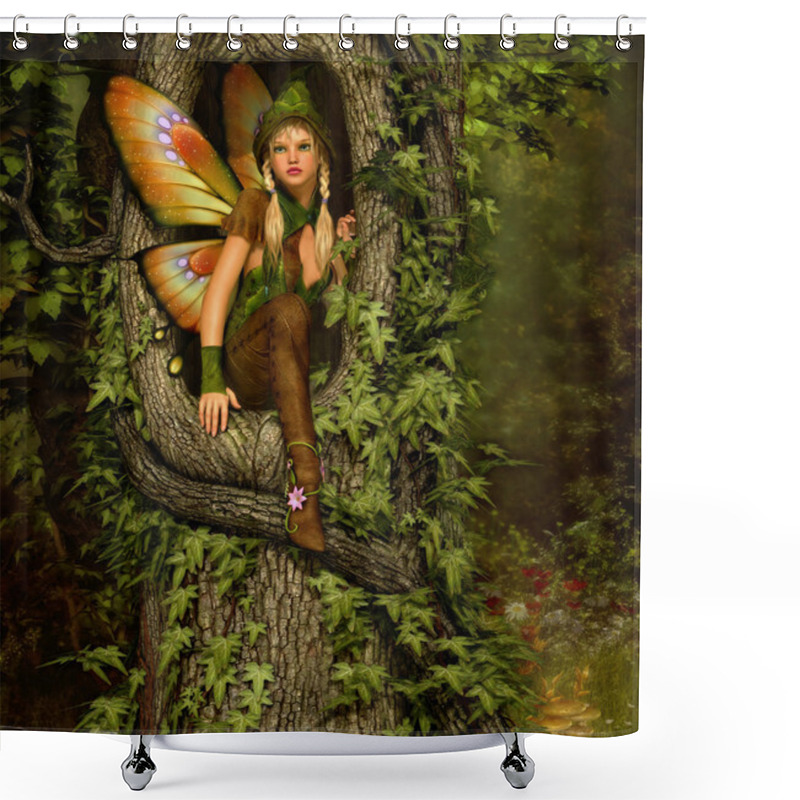 Personality  Another Secret Place, 3d CG Shower Curtains