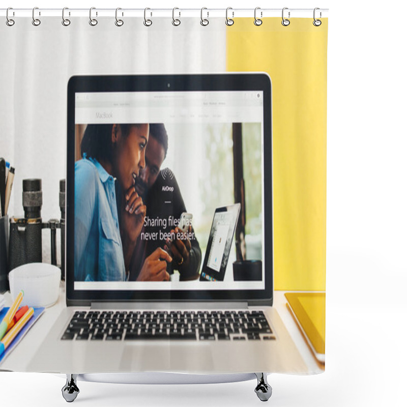 Personality  Apple Launches Apple Watch, MacBook Retina And Medical Research  Shower Curtains