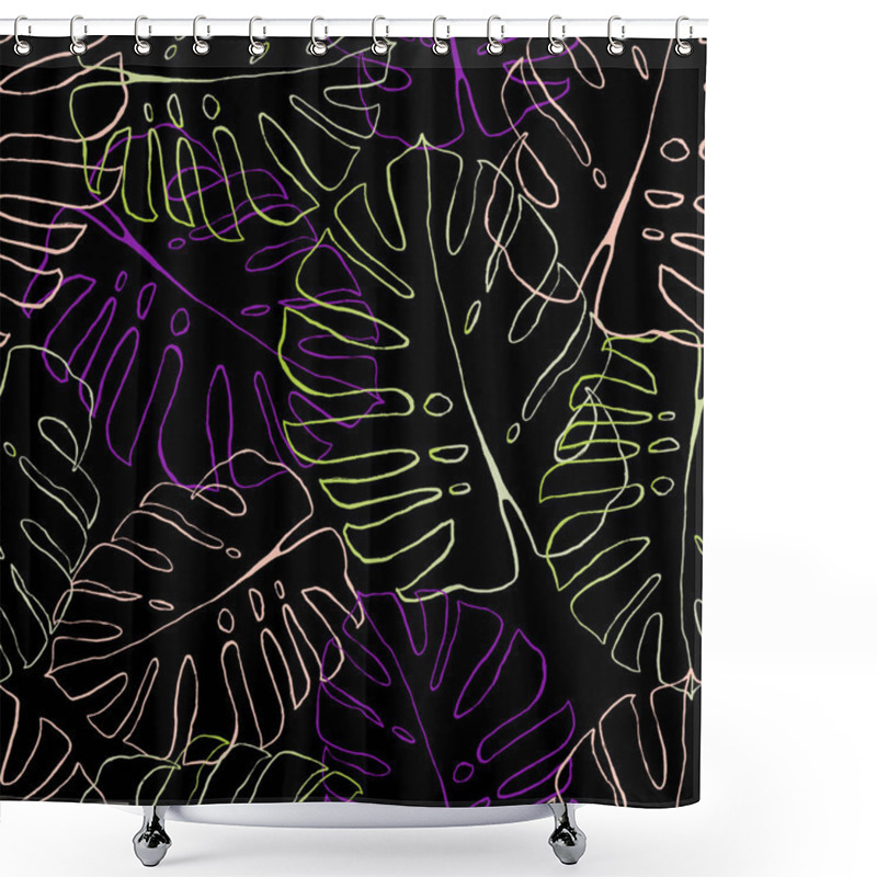 Personality  Romantic Seamless Pattern Shower Curtains