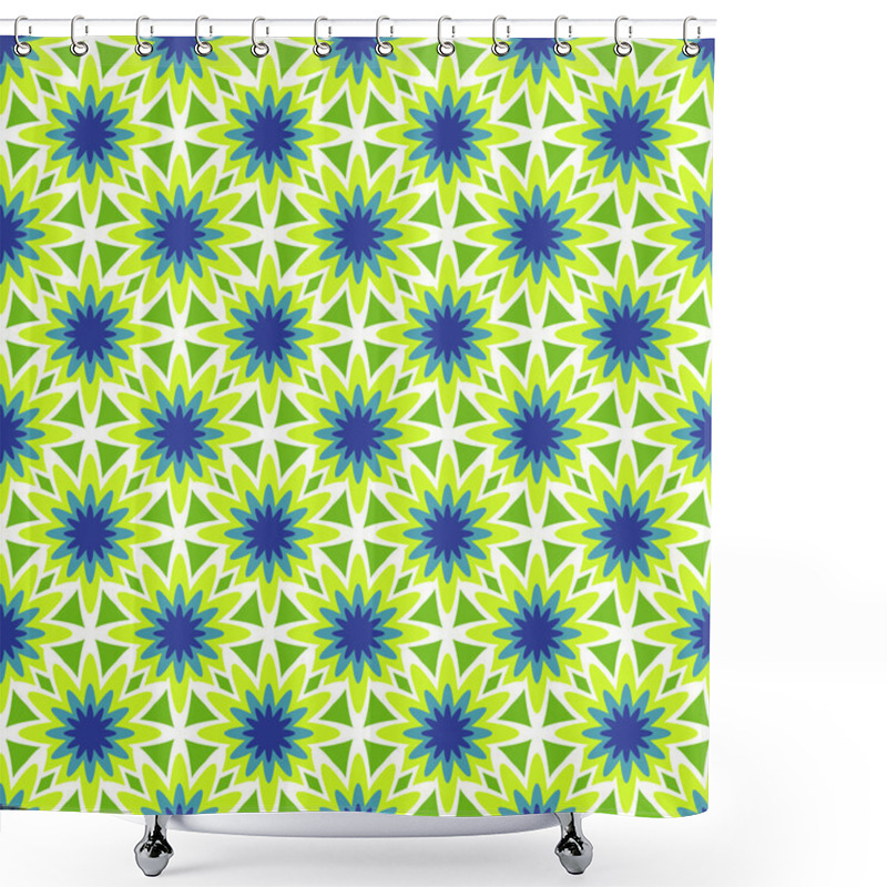 Personality  Repeating Floral Ornament Shower Curtains