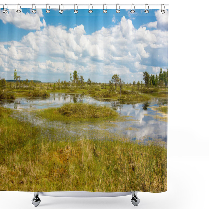 Personality  Swamps. Belarusian Swamps Are The Lungs Of Europe. Ecological Reserve Yelnya. Shower Curtains