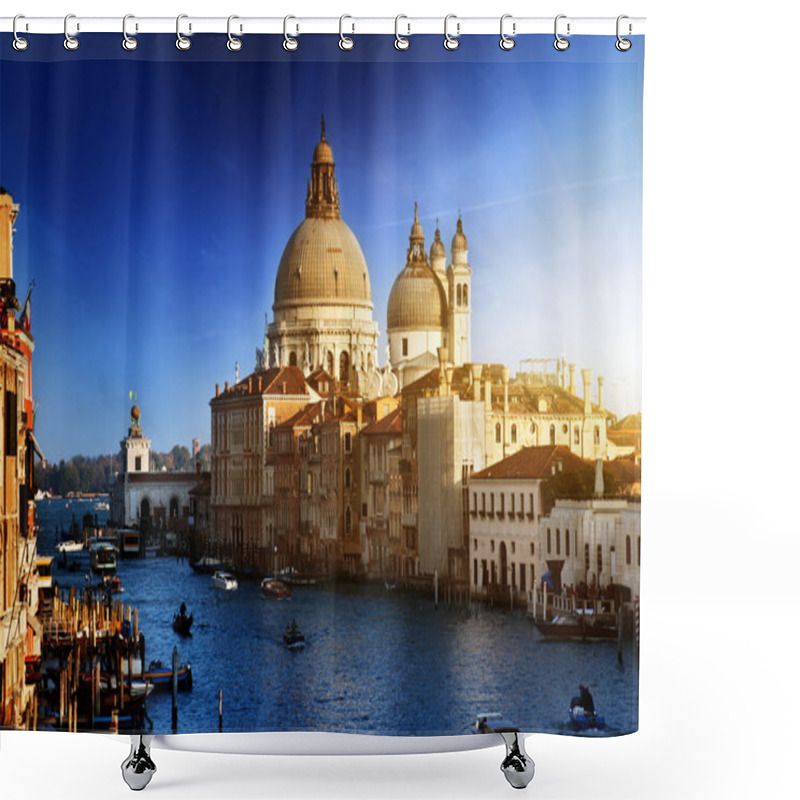 Personality  Grand Canal And Basilica Santa Maria Della Salute, Venice, Italy Shower Curtains