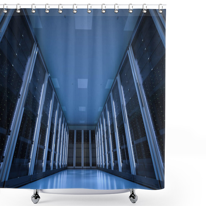 Personality  Server Room Or Server Computers Shower Curtains