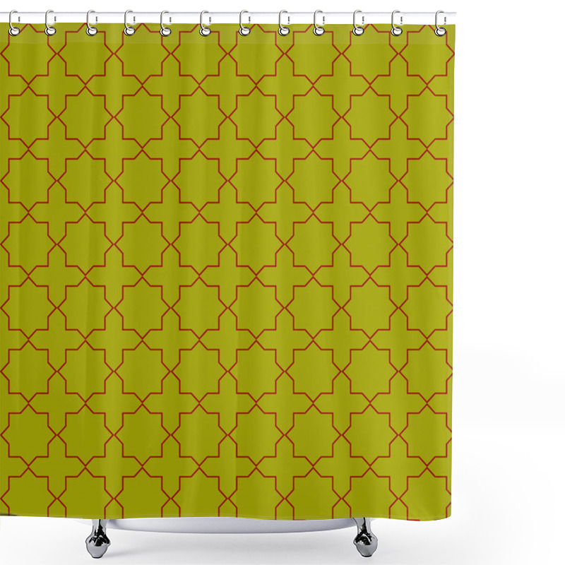 Personality  Eastern Seamless Pattern Shower Curtains