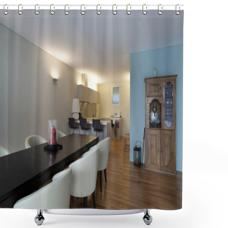 Personality  Modern Apartment Shower Curtains