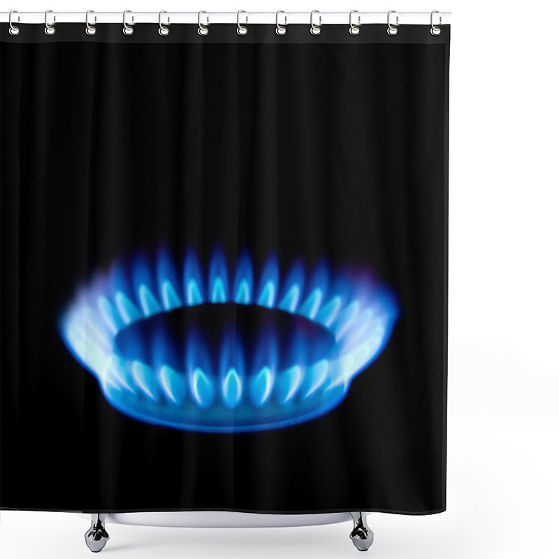 Personality  Gas Flame Shower Curtains