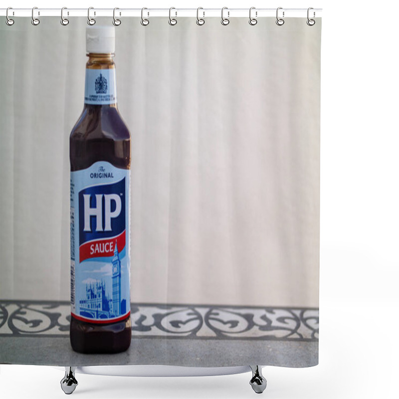 Personality  HP Brown Sauce Shower Curtains