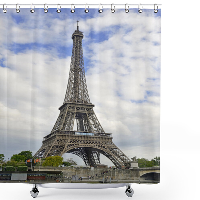 Personality  Eiffel Tower In Paris, France Shower Curtains