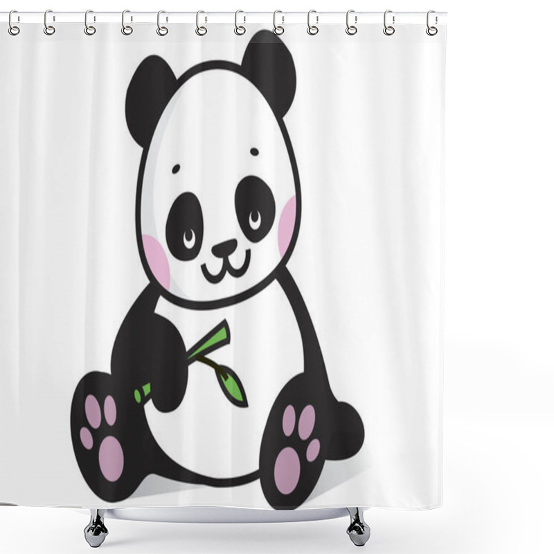 Personality  Baby Panda Shower Curtains