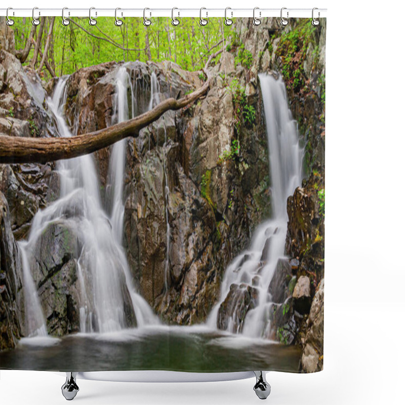 Personality  A Relaxing Afternoon At Rose River Falls Shenandoah National Park Virginia USA, Virginia Shower Curtains