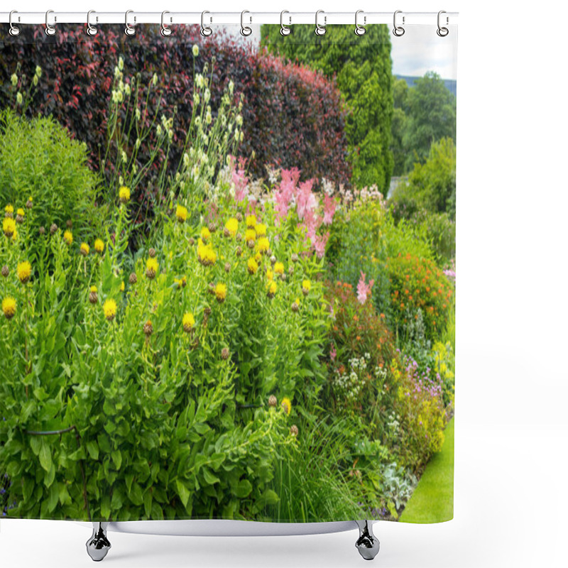 Personality  Beautiful Walled Garden, UK Shower Curtains