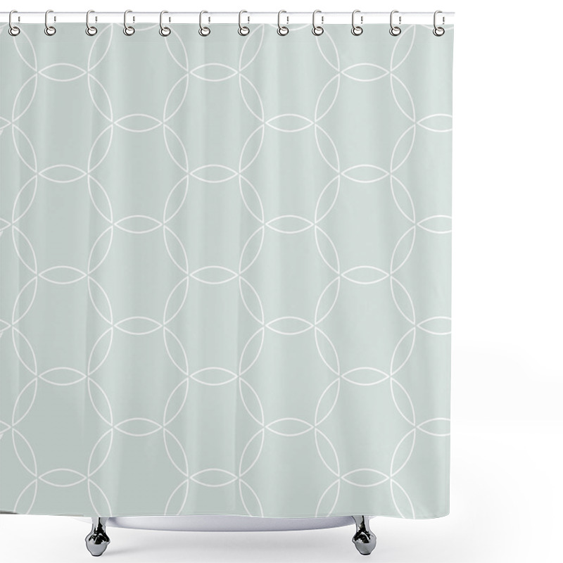 Personality  Geometric Seamless Vector Pattern Shower Curtains