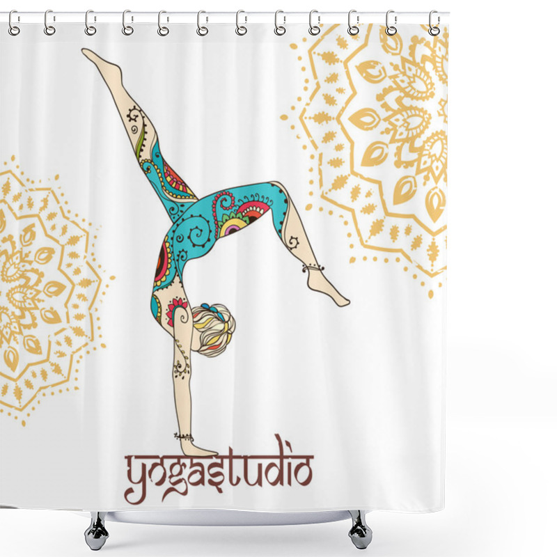 Personality  Beautiful  Card Shower Curtains