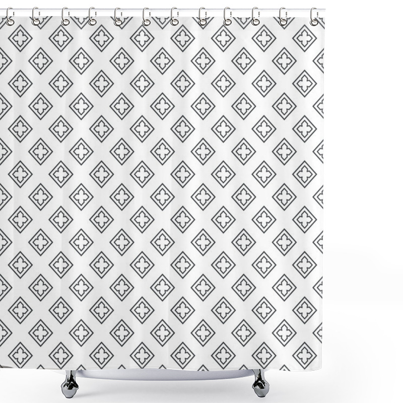 Personality  Seamless Pattern Vector Shower Curtains