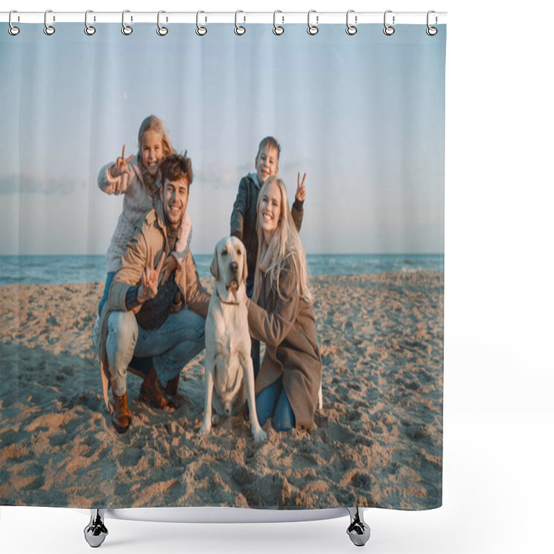 Personality  Family Shower Curtains