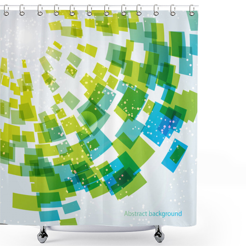 Personality  Abstract Business Background Shower Curtains