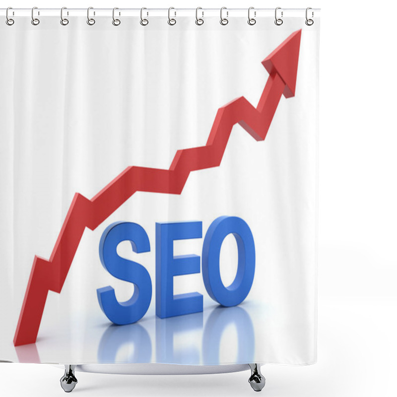 Personality  SEO - Search Engine Optimization Is Growing Shower Curtains