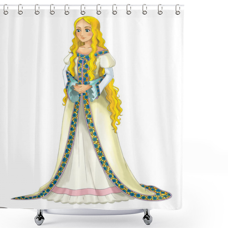 Personality  Fairytale Cartoon Character - Princess Shower Curtains