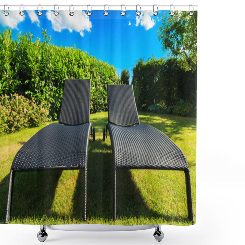 Personality  Lawn Chairs Shower Curtains