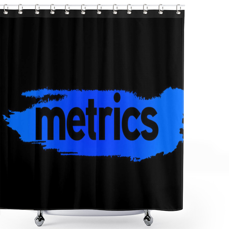 Personality  Metrics Shower Curtains