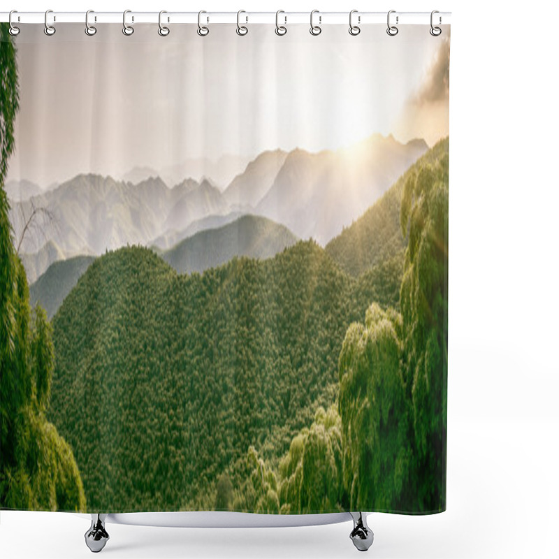 Personality  Mountain In South China Shower Curtains